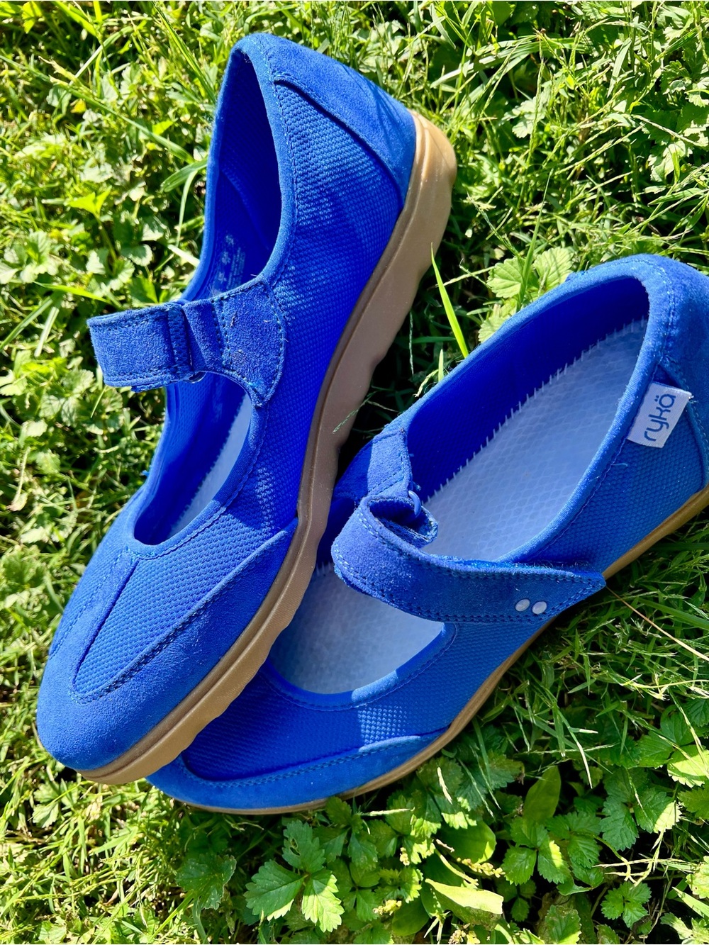 Rykä Effortless Royal Blue Mary Jane Ballet Sneakers Pristine 10M